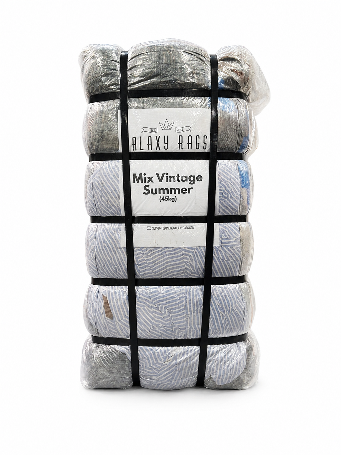 45kg Galaxy Rags bale